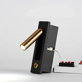 Elenorra Flush-Mount Sconce Integrated LED 2in x 7in Matt Black