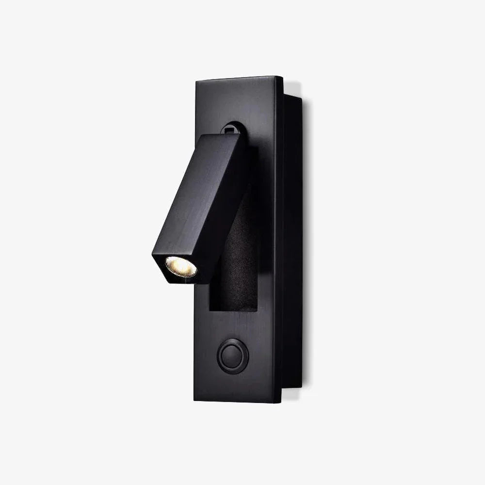 Elenorra Flush-Mount Sconce Integrated LED 2in x 7in Matt Black
