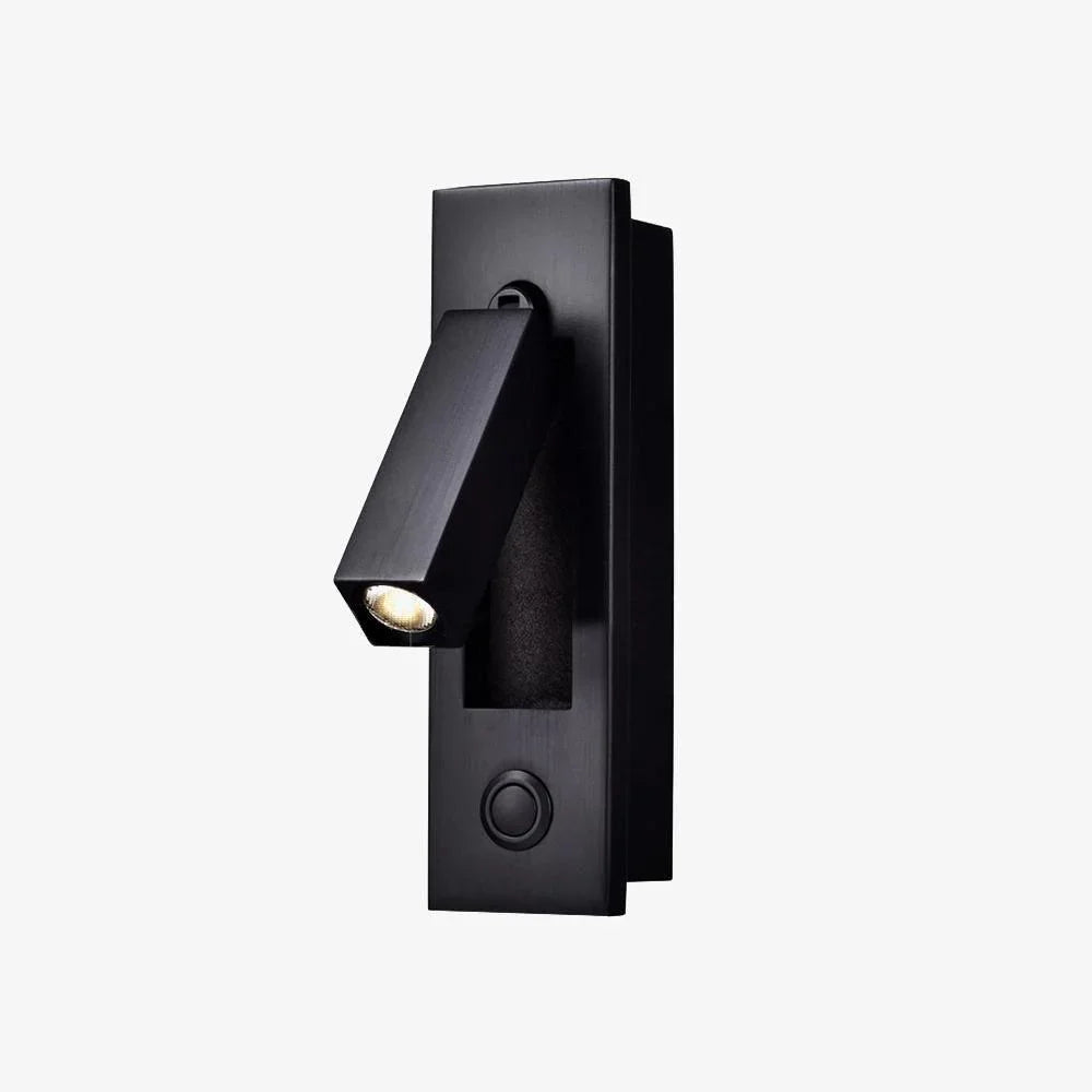 Elenorra Flush-Mount Sconce Integrated LED 2in x 7in Matt Black