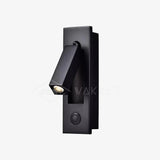 Elenorra Flush-Mount Sconce Integrated LED 2in x 7in Matt Black
