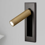 Elenorra Flush-Mount Sconce Integrated LED 2in x 7in Matt Black