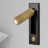 Elenorra Flush-Mount Sconce Integrated LED 2in x 7in Matt Black