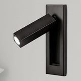 Elenorra Flush-Mount Sconce Integrated LED 2in x 7in Matt Black