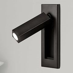 Elenorra Flush-Mount Sconce Integrated LED 2in x 7in Matt Black