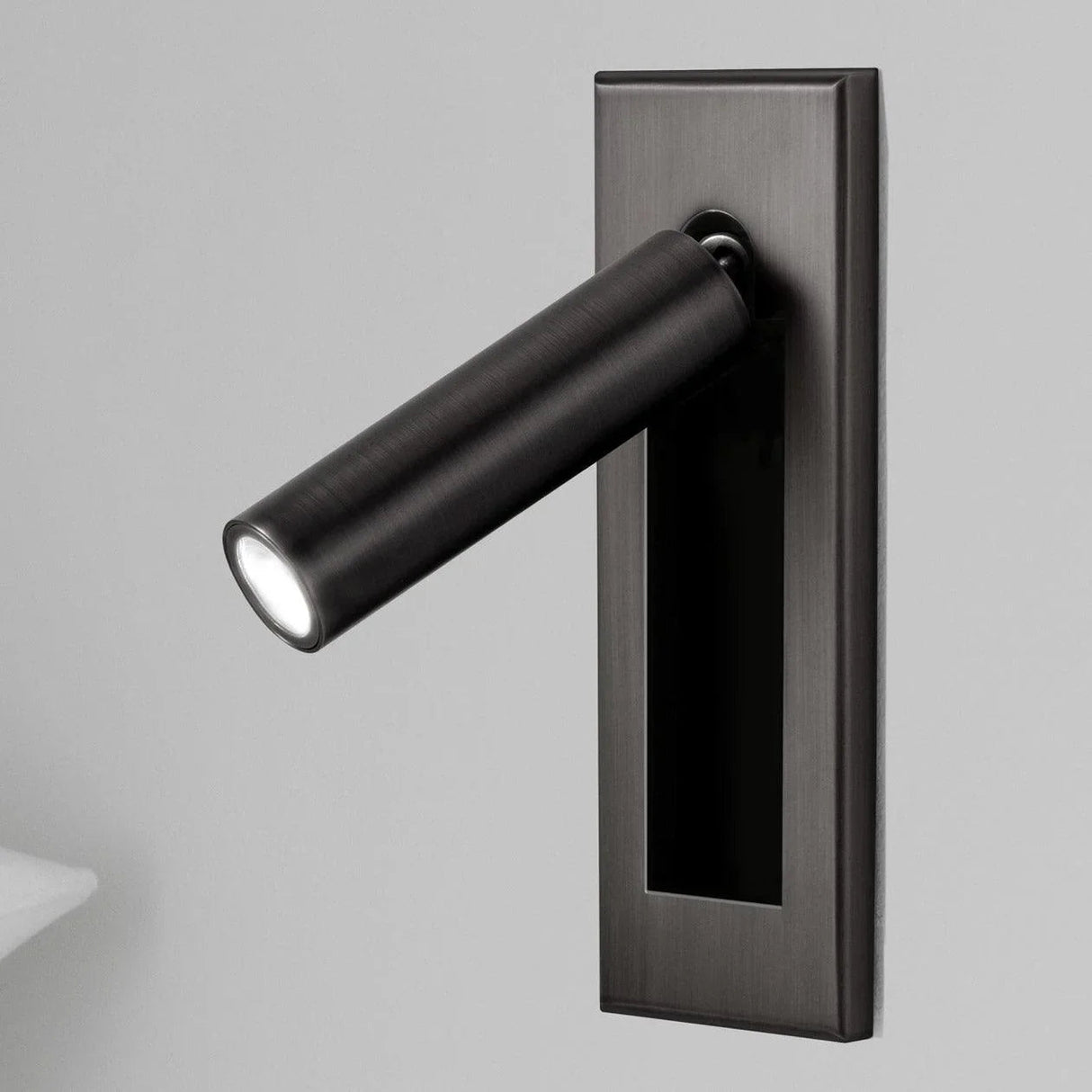 Elenorra Flush-Mount Sconce Integrated LED 2in x 7in Matt Black