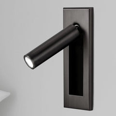 Elenorra Flush-Mount Sconce Integrated LED 2in x 7in Matt Black