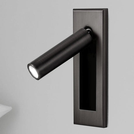 Elenorra Flush-Mount Sconce Integrated LED 2in x 7in Matt Black
