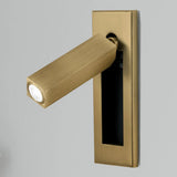 Elenorra Flush-Mount Sconce Integrated LED 2in x 7in Matt Black