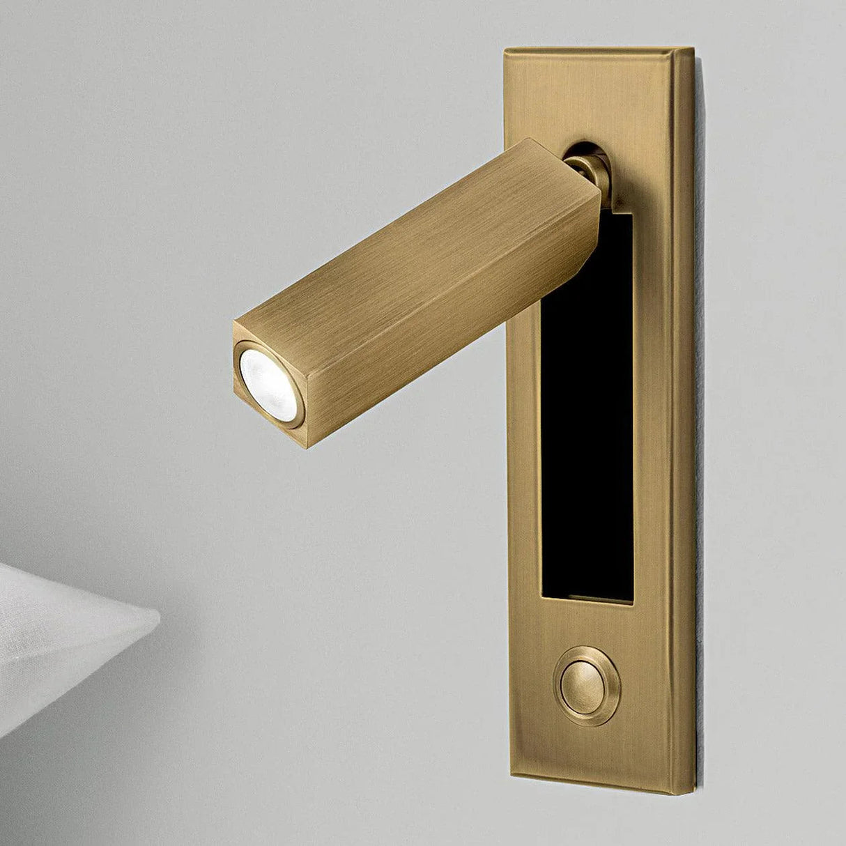Elenorra Flush-Mount Sconce Integrated LED 2in x 7in Matt Black