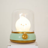 Vintage Kerosene Flame LED Table Lamp ABS Acrylic 1-Light