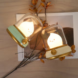 Vintage Kerosene Flame LED Table Lamp ABS Acrylic 1-Light