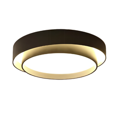 Flint Modern Minimalist Disc Ceiling Lamp Metal Acrylic Integrated LED Flush-Mount