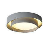 Flint Modern Minimalist Disc Ceiling Lamp Metal Acrylic Integrated LED Flush-Mount