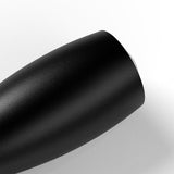 Detail of the matte aluminium body on the water drop pendant light