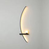 Forseti Minimalist Arc Linear LED Wall Light Modern Fixture