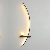 Forseti Minimalist Arc Linear LED Wall Light Modern Fixture