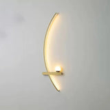 Forseti Minimalist Arc Linear LED Wall Light Modern Fixture