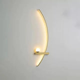 Forseti Minimalist Arc Linear LED Wall Light Modern Fixture