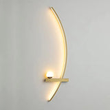 Forseti Minimalist Arc Linear LED Wall Light Modern Fixture