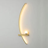 Forseti Minimalist Arc Linear LED Wall Light Modern Fixture
