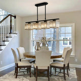 Lampsmodern-UK Minimalist Pendant Chandelier Metal and Glass Contemporary