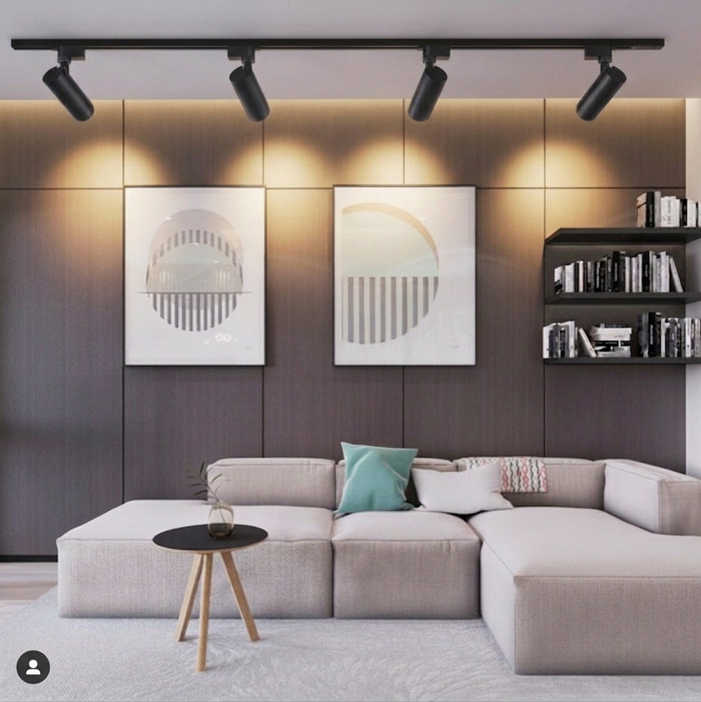 Adjustable LED Track Spotlight - Dimmable Tubular Ceiling Light