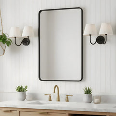 Brass-finish wall sconce with softly pleated fabric shade for indoor walls, red shade angled view 23