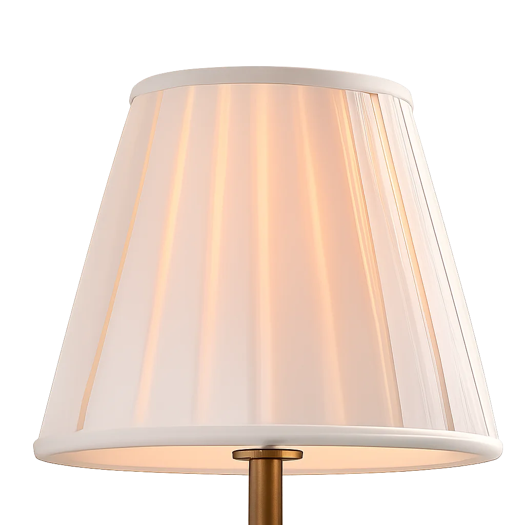 Giles Rustic Pleated Fabric Wall Sconce Vintage Light Fixture