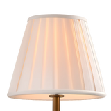 Giles Rustic Pleated Fabric Wall Sconce Vintage Light Fixture