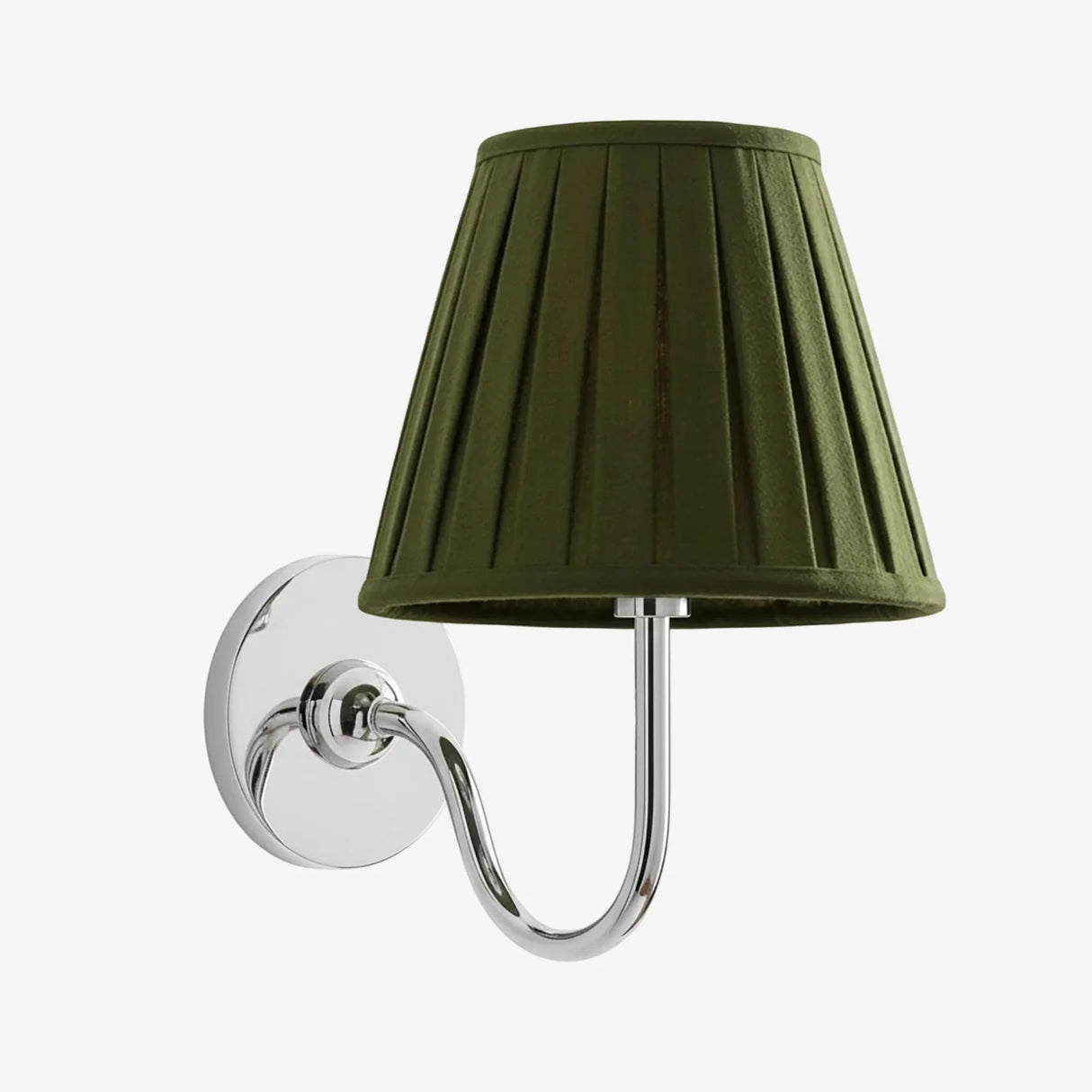 Giles Rustic Pleated Fabric Wall Sconce Vintage Light Fixture