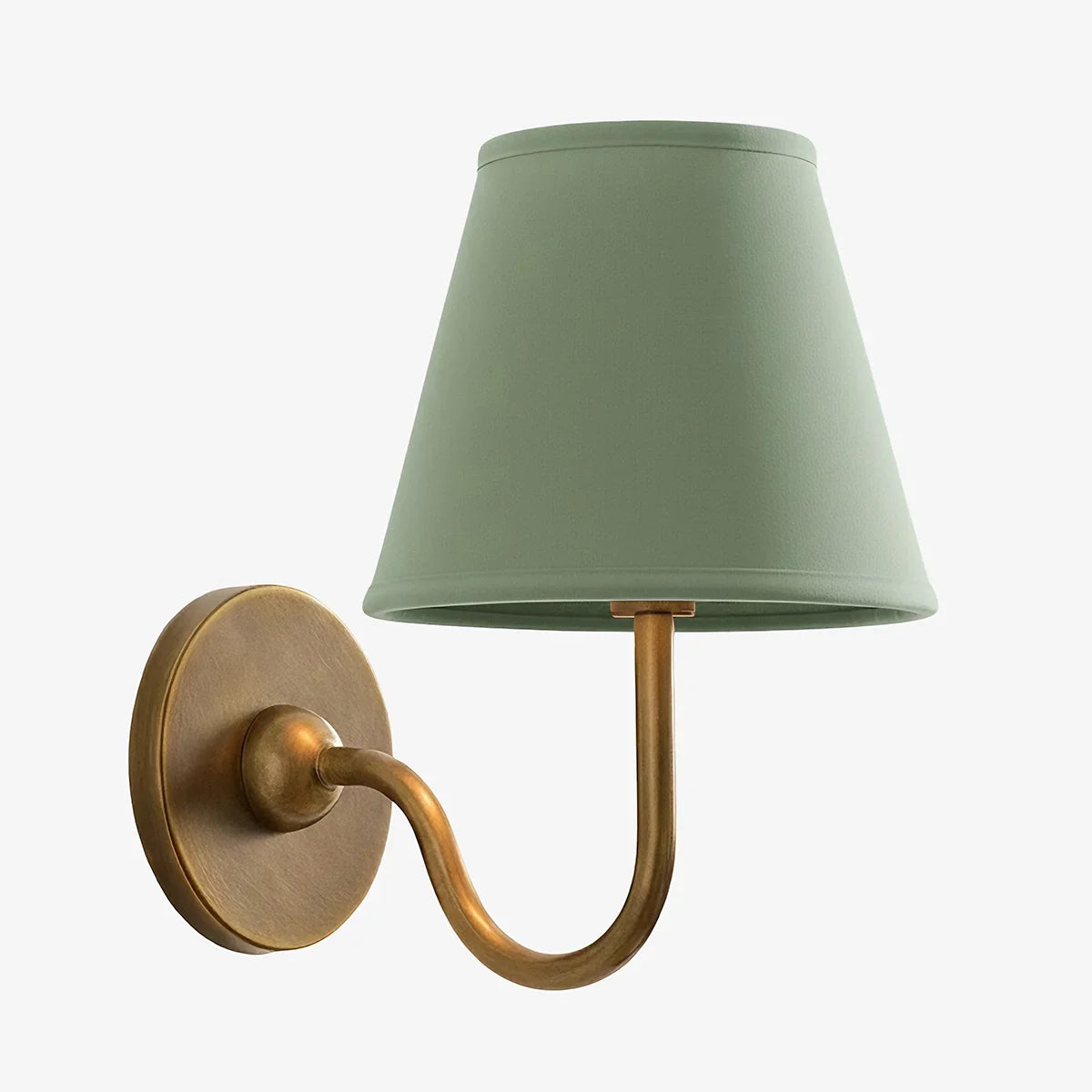 Giles Rustic Pleated Fabric Wall Sconce Vintage Light Fixture