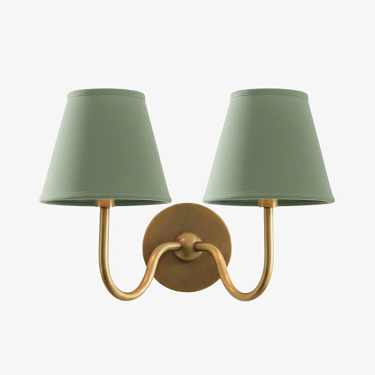 Giles Rustic Pleated Fabric Wall Sconce Vintage Light Fixture