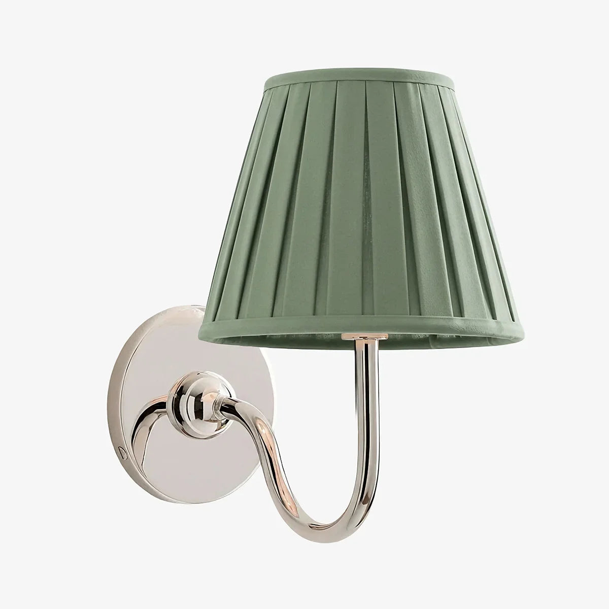 Giles Rustic Pleated Fabric Wall Sconce Vintage Light Fixture