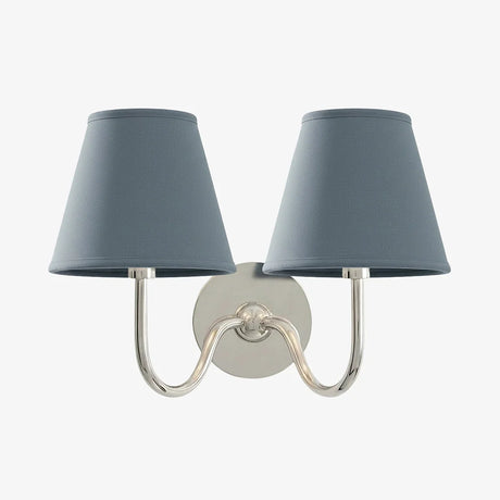 Giles Rustic Pleated Fabric Wall Sconce Vintage Light Fixture