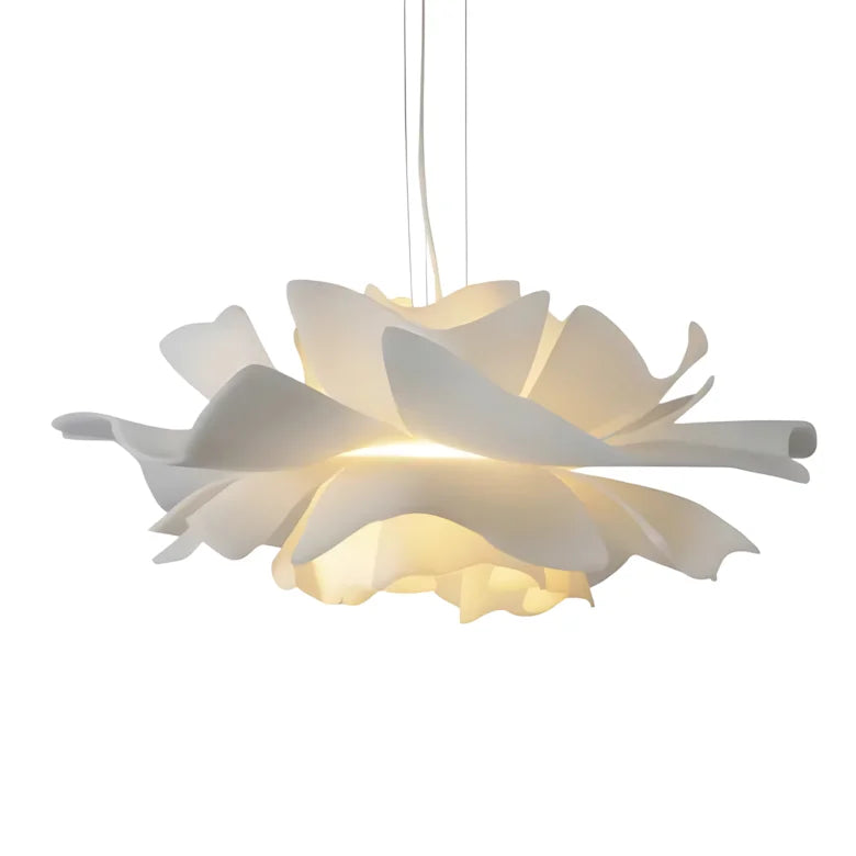 Gupton Nordic Lotus Flower Pendant Light Acrylic Metal Shade