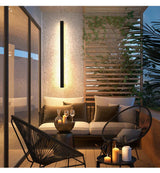 Elenorra Vertica LED Wall Light IP65 Metal Acrylic 11.8–94.5 in