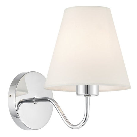 Avon Wall Sconce by Havenly Polished Nickel Finish Wall Light