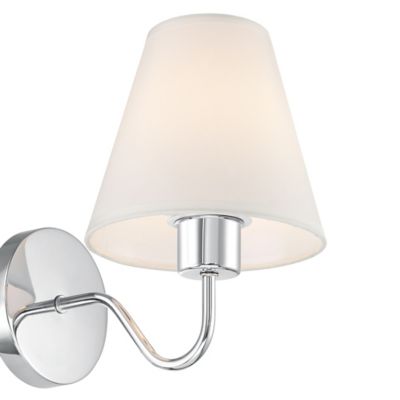 Avon Wall Sconce by Havenly Polished Nickel Finish Wall Light