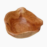 Wooden Snack Tray - Handmade Natural Irregular Fruit Platter for Home Décor