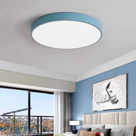 Lampsmodern-UK Circular Flush Mount LED Ceiling Light Slim Profile