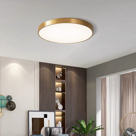 Lampsmodern-UK Circular Flush Mount LED Ceiling Light Slim Profile