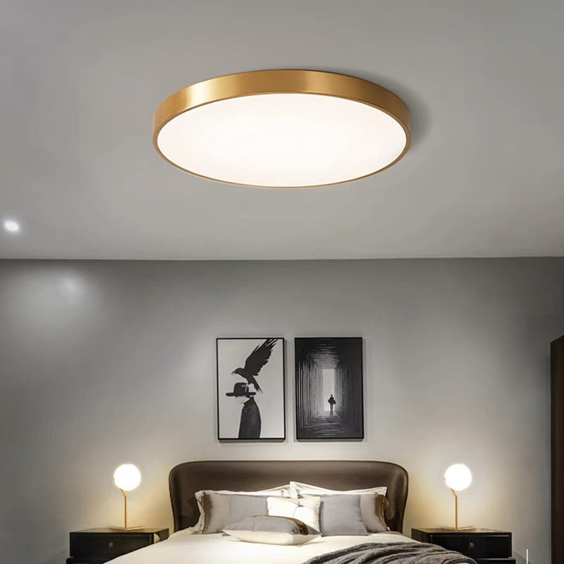 Lampsmodern-UK Circular Flush Mount LED Ceiling Light Slim Profile