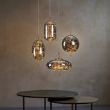 Lampsmodern-UK Nordic Luxury LED Glass Pendant Light