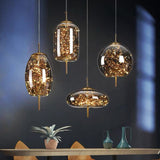 Lampsmodern-UK Nordic Luxury LED Glass Pendant Light