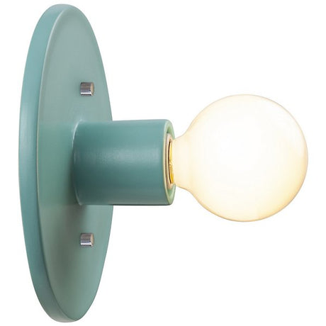 Discus Ceramic Wall Sconce by Justice Design Group Dimmable