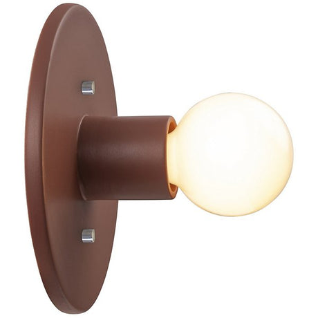 Discus Ceramic Wall Sconce by Justice Design Group Dimmable