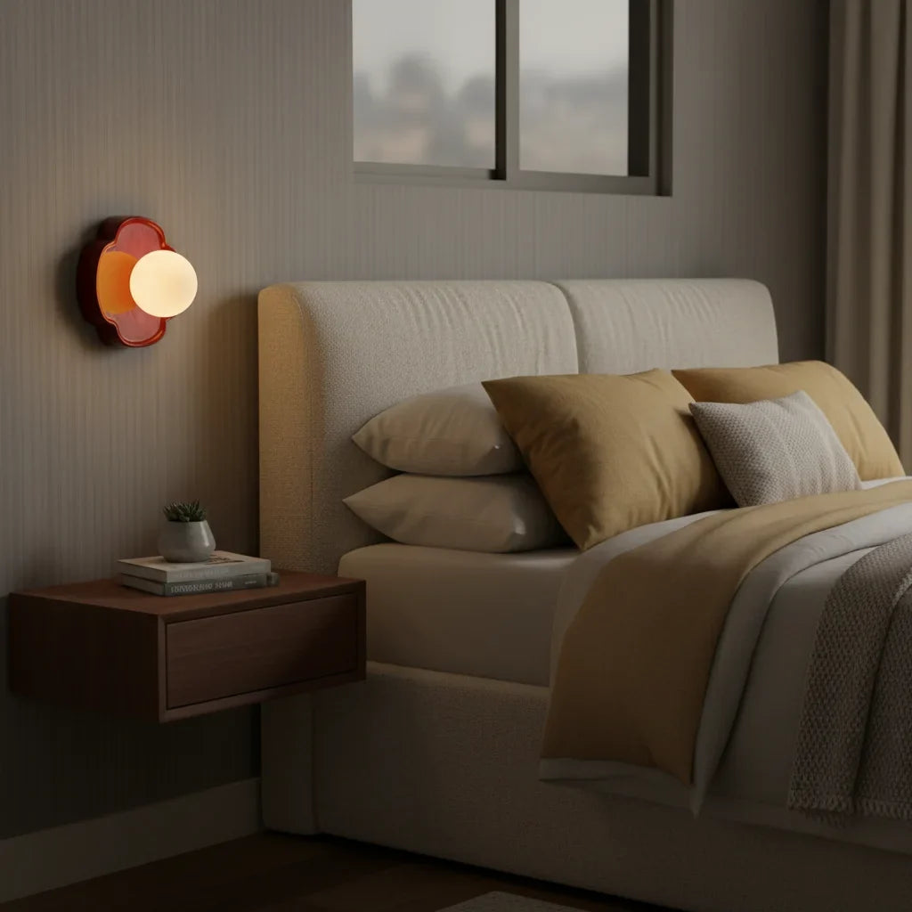 Elowen Modern Resin Orb Wall Lamp Modern Fixture