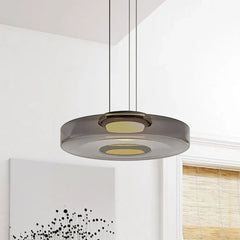 Pendant Light Nordic Glass and Iron Shade Multi-Layer Modern
