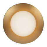 Cleo LED Wall Sconce Brushed Gold with Opal Glass