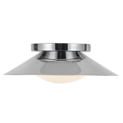 Cleo LED Wall Sconce Brushed Gold with Opal Glass